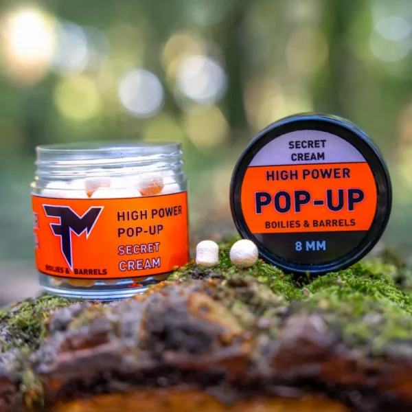 Feedermánia Vysoký Power Pop-Up Boilies & Válce 8mm Tajný krém