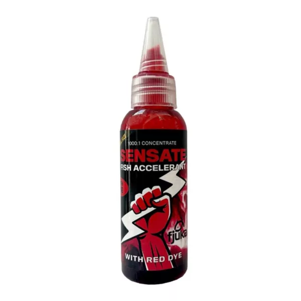 Fjuka Sensate Fish Accelerant Bait Dye Red Tekuté Aroma 50ml