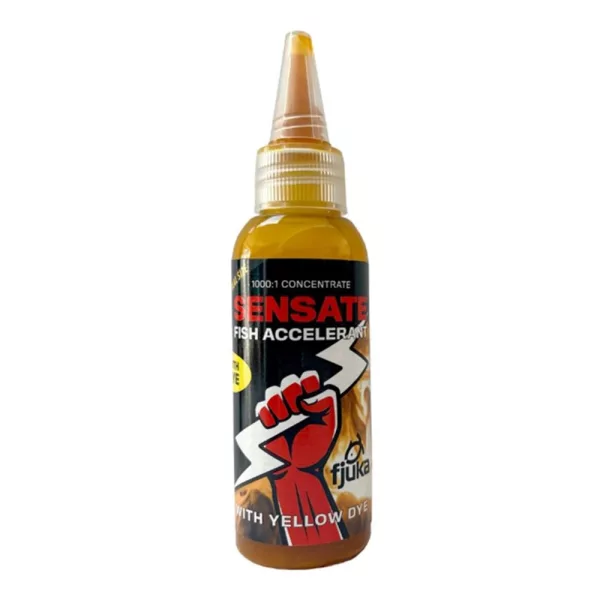 Fjuka Sensate Fish Accelerant Bait Dye Yellow Tekutá Esence 50ml