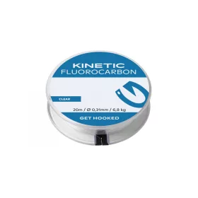   KINETIC Fluorocarbon 20m 1,00mm/40,0kg Průhledný Fluorocarbon návazcový vlasec
