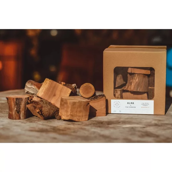 Wood2Smoke Jablko Udící dřevo špalík 1kg