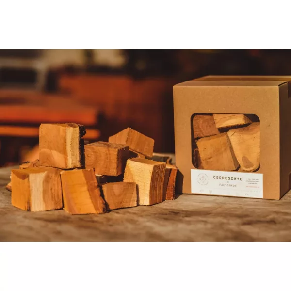 Wood2Smoke Třešeň Udící dřevo špalík 1kg