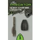 Fox Rage Predator Camo Quick Change Weights Rychlovýměnné plovoucí závaží 25gr 3ks