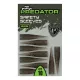 Fox Rage Predator Střední Camo Safety Sleeves Gumová objímka 10ks