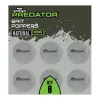 Fox Rage Predator Bait Poppers Střední Přírodní Šedé Plavačky na nástrahy 8ks