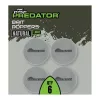 Fox Rage Predator Bait Poppers Velké Přírodní Šedé Plavačky na nástrahy 6ks