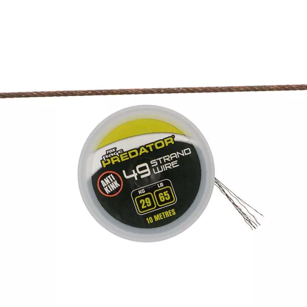 Fox Rage Predator 19-S Coated Wire 10m 12kg Ocelový drát