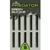 Fox Rage Predator Green Silicone Silikonová trubička 10ks