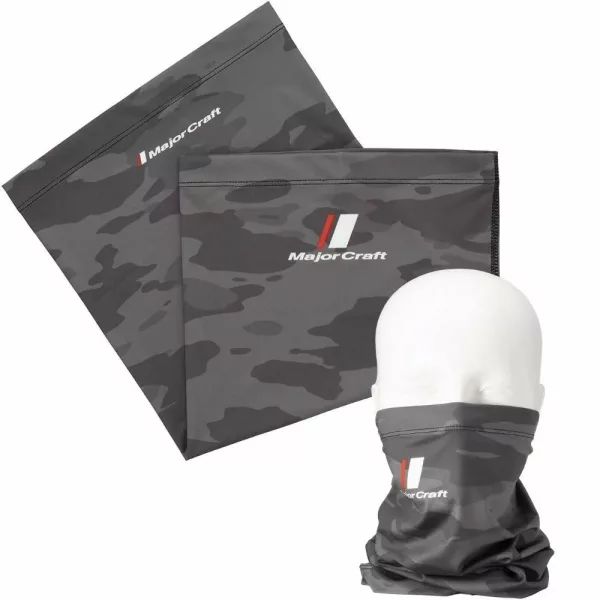 Major Craft UV-Cut Face Guard Tmavě šedý Camo tubusový šátek