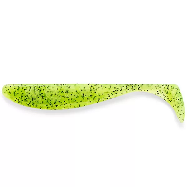 FISHUP Wizzle Shad 7,62cm (8ks), #055 - Chartreuse/Black Plastová nástraha