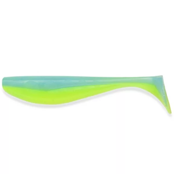 FISHUP Wizzle Shad 7,62cm (8ks), #206 - Sky/Chartreuse Plastová nástraha