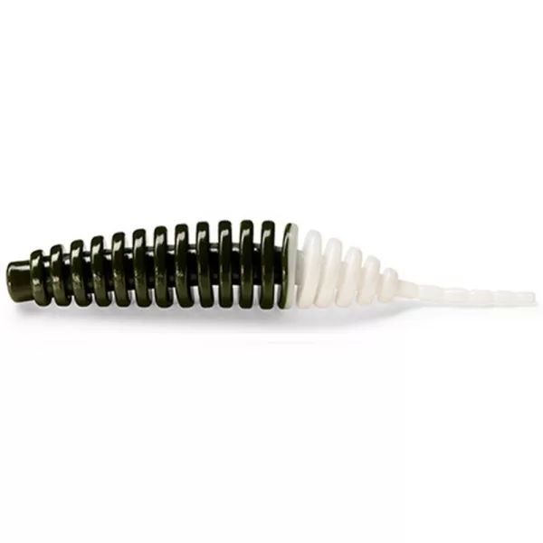 FISHUP Tanta 6,35cm (8ks.), #140 - Tmavě olivová/bílá Plastová nástraha