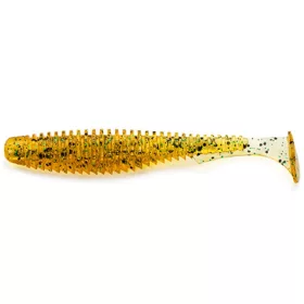   FISHUP U-Shad 5,08cm (10ks.), #036 - Karamelová/zelená a černá Plastová nástraha