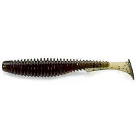   FISHUP U-Shad 5,08cm (10ks.), #043 - Meloun hnědá/černá Plastová nástraha