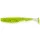 FISHUP U-Shad 5,08cm (10ks.), #055 - Chartreuse/černá Plastová nástraha