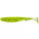 FISHUP U-Shad 5,08cm (10ks.), #055 - Chartreuse/černá Plastová nástraha