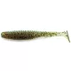 FISHUP U-Shad 6,35cm (9ks.), #017 - Motor Oil Pepper Plastová nástraha