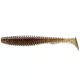 FISHUP U-Shad 6,35cm (9ks.), #045 - Zelená dýně/červená a černá Plastová nástraha