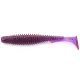 FISHUP U-Shad 10,16cm (8ks), #016 - Lox/zelená & černá Plastová nástraha