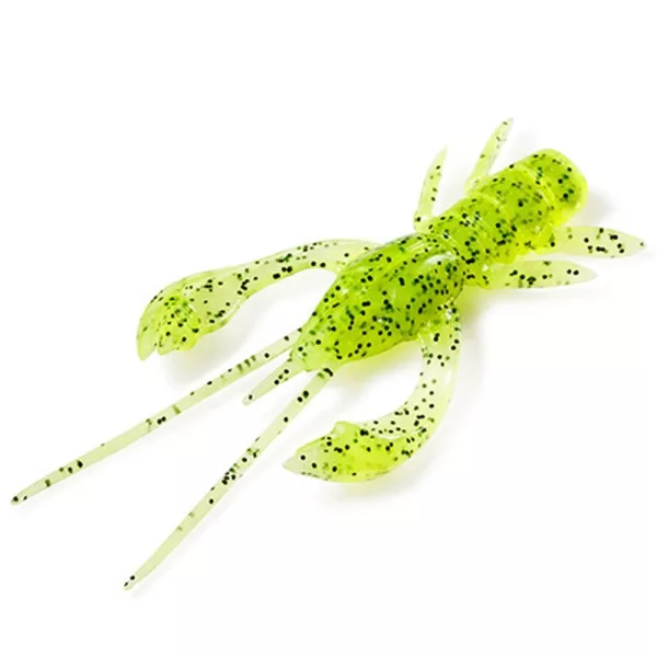 FISHUP Real Craw 3,81cm (10ks.), #055 - Chartreuse/Černá Plastová nástraha