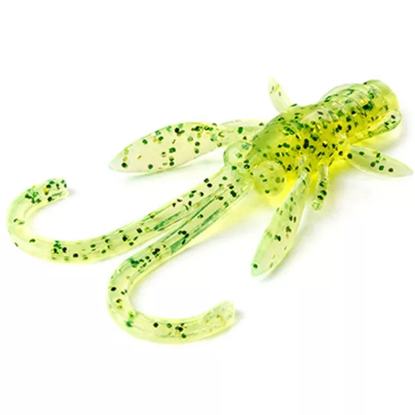 FISHUP Baffi Fly 3,81cm (10ks.), #026 - Flo Chartreuse/Green Plastová nástraha