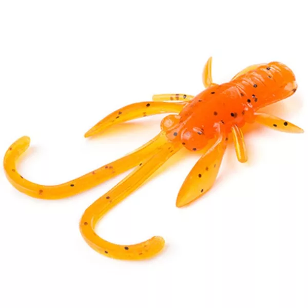 FISHUP Baffi Fly 3,81cm (10ks), #049 - Orange Pumpkin/Black Plastová nástraha