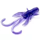 FISHUP Baffi Fly 3,81cm (10ks.), #060 - Dark Violet/Peacock & Silver Plastová nástraha
