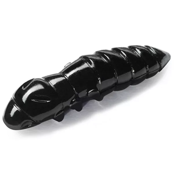 FISHUP Pupa 2,28cm (12ks), #101 - Černá Plastová nástraha