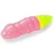 FISHUP Pupa 3,04cm (10ks), #133 - Bubble Gum/Hot Chartreuse Plastová nástraha