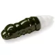 FISHUP Pupa 3,04cm (10ks), #140 - Tmavě Olivová/Bílá Plastová nástraha
