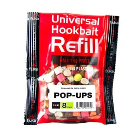   Fjuka Pop-Ups Mixed Colours 11mm Pop Up Nástraha v náhradním balení 50gr