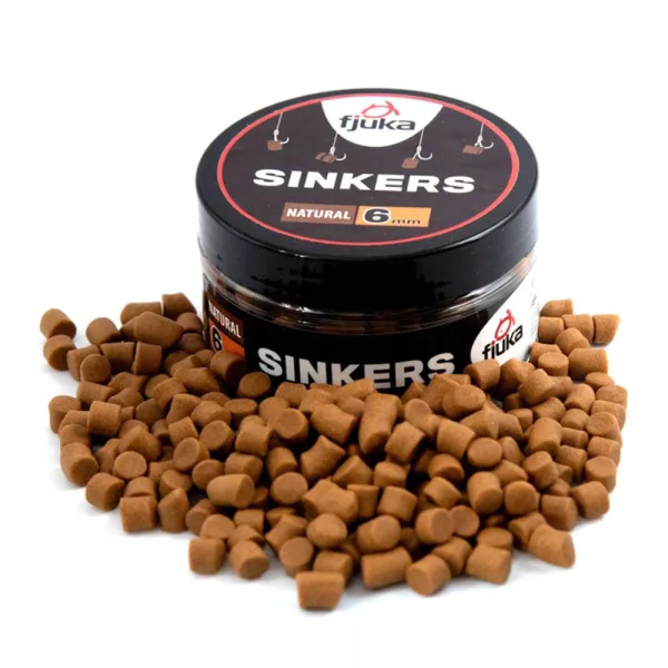 Fjuka Sinkers Natural 6mm Klesající nástraha na háček 50gr
