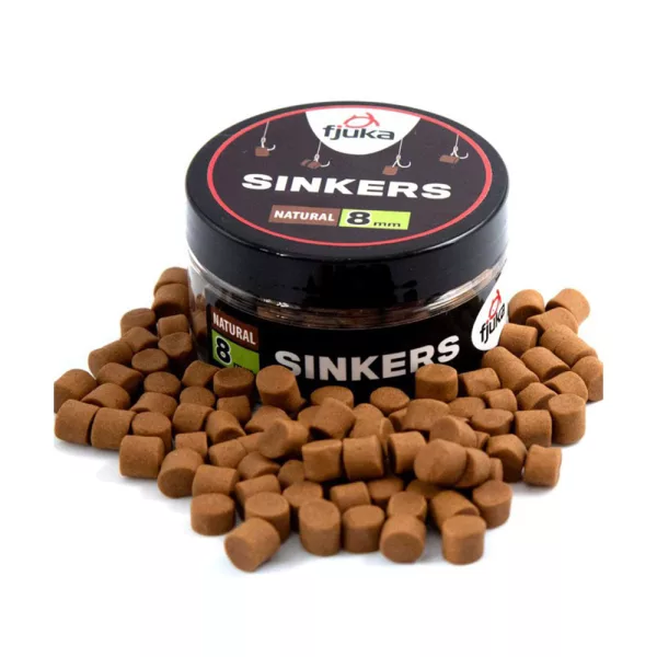 Fjuka Sinkers Natural 8mm Klesající nástraha na háček 50gr