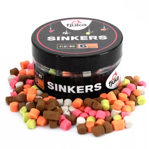 Fjuka Sinkers Color Mixed Potápějící se nástraha na háček 6mm