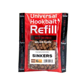   Fjuka Sinkers Mixed Colours 6mm Klesající nástraha v doplňkovém balení 50gr