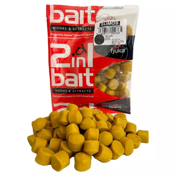 Fjuka Sumos Yellow Žluté 18mm Krmné pelety 200gr