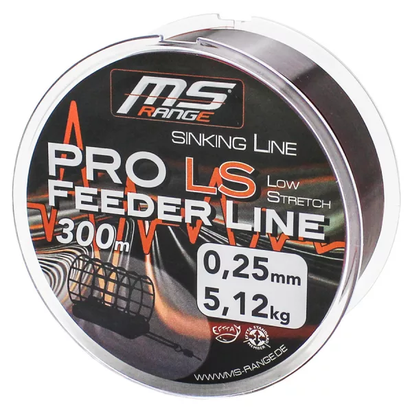 MS Range Pro LS Feeder Sárga 0,28mm 300m Süllyedő Monofil Főzsinór