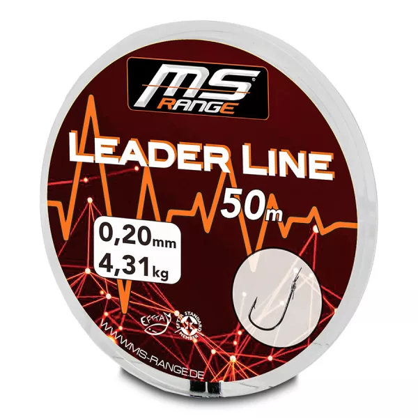 MS Range Átlátszó 0,22mm 50m Monofil Előkezsinór
