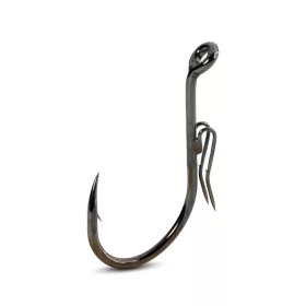   Uni Cat BTX-88 Bait Gripper 8/0 Füles, Szakállas Egyágú Harcsázó Horog 4db