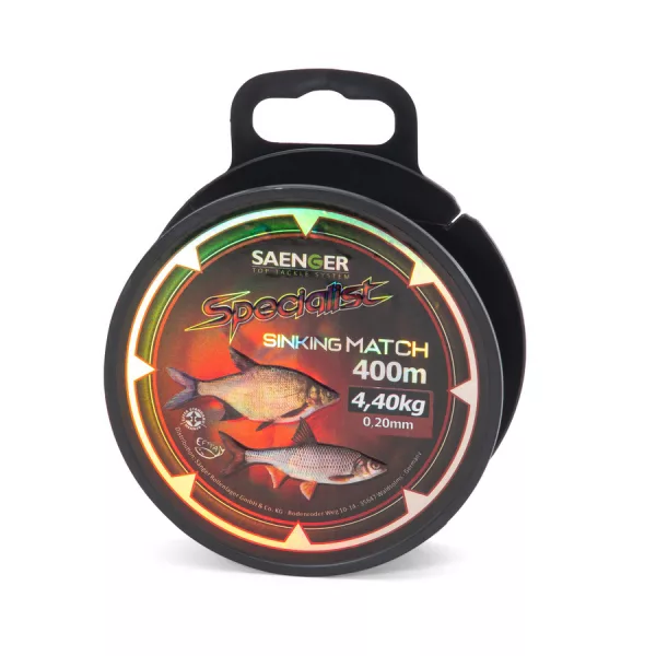 Saenger Specialist Sink.Match 0,22mm 400m Monofil Süllyedő Zsinór