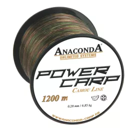   Anaconda Power Carp Camou Line 0,30mm 1200m Monofilní Hlavní vlasec