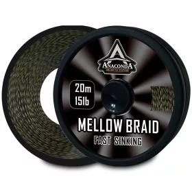   Anaconda Fast Sinking Mellow Braid 15lb 20m Pletená návazcová šňůra