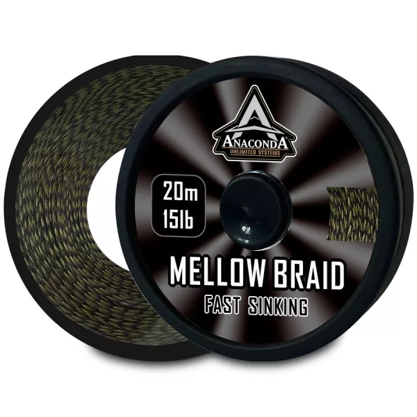 Anaconda Fast Sinking Mellow Braid 15lb 20m Pletená návazcová šňůra