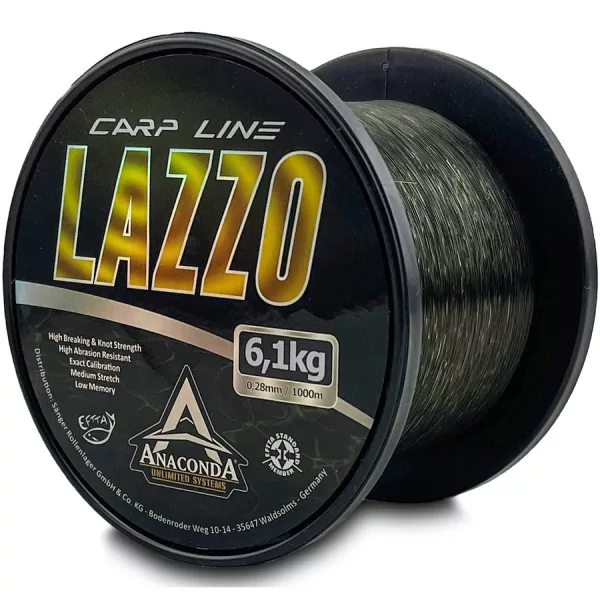 Anaconda Carp Lazzo Bahenní 0,33mm 1000m Monofil Hlavní Vlasec