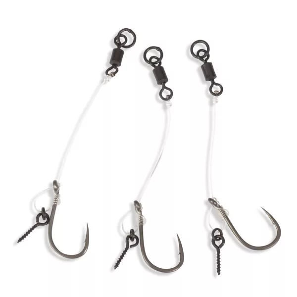 Anaconda Piercer Chod Rig 6 s očkem, s protihrotem, předvázaný kaprový háček 3ks