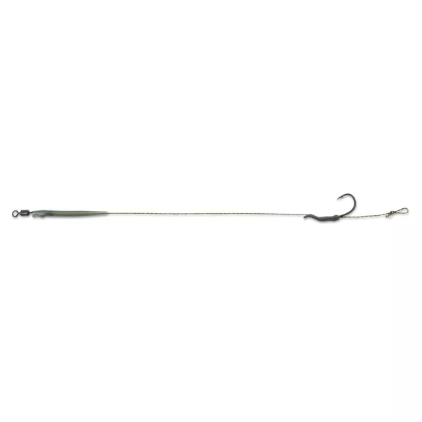 Anaconda Piercer Line Aligner Rig Power Carp C4 8 Ušatý, Bezprotihrotový, Pletený 20cm Předvázaný háček 2ks