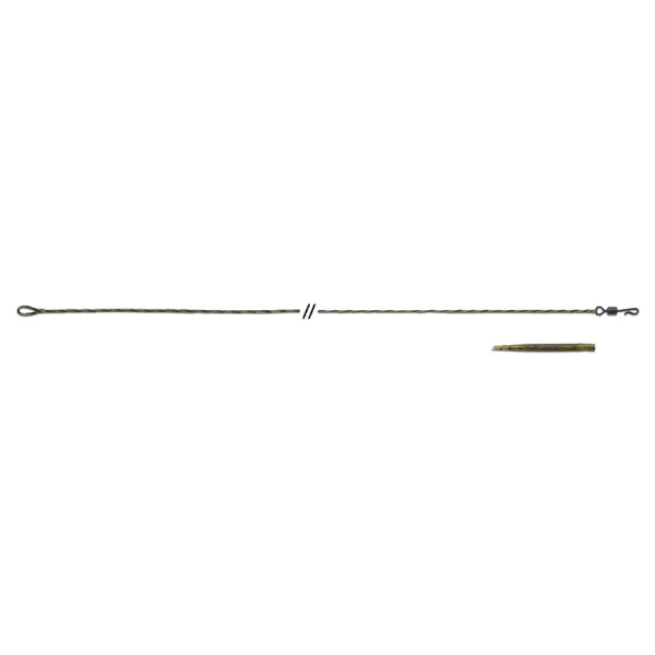 Anaconda Jungle Quick Change Leadcore Zelená 50lb 80cm Návazec 3ks