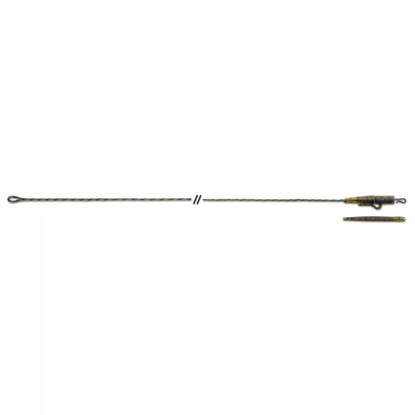 Anaconda Jungle Quick Change Safety Clip Leadcore Zelený 40lb 80cm Návazcový vlasec 3ks