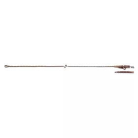   Anaconda Jungle Quick Change Safety Clip Leadcore Hnědý 40lb 80cm Návazcový vlasec 3ks