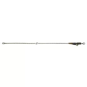   Anaconda Jungle Flexi Ring Swivel Safety Clip Leadcore Zelený 40lb 80cm Návazcový vlasec 3ks